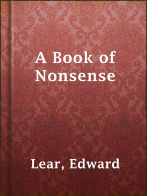 cover image of A Book of Nonsense